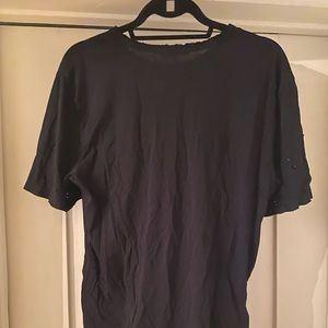 Cotton Citizen Distressed Black T-Shirt